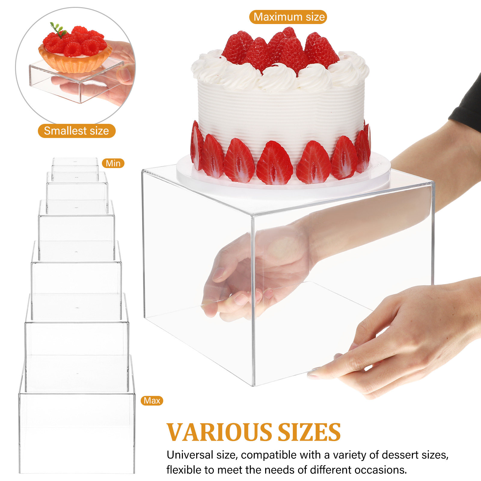Akrilik Tatlı Standı Seti, Düğ - Display Risers Set incelemesi ve fiyatı