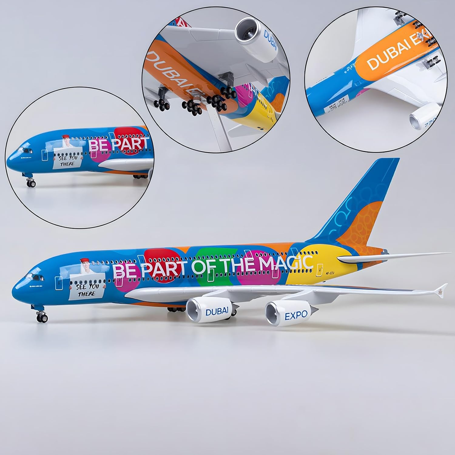 1/160 ölçekli Emirates EXPO A3 - Model Airplane Plastic incelemesi ve fiyatı