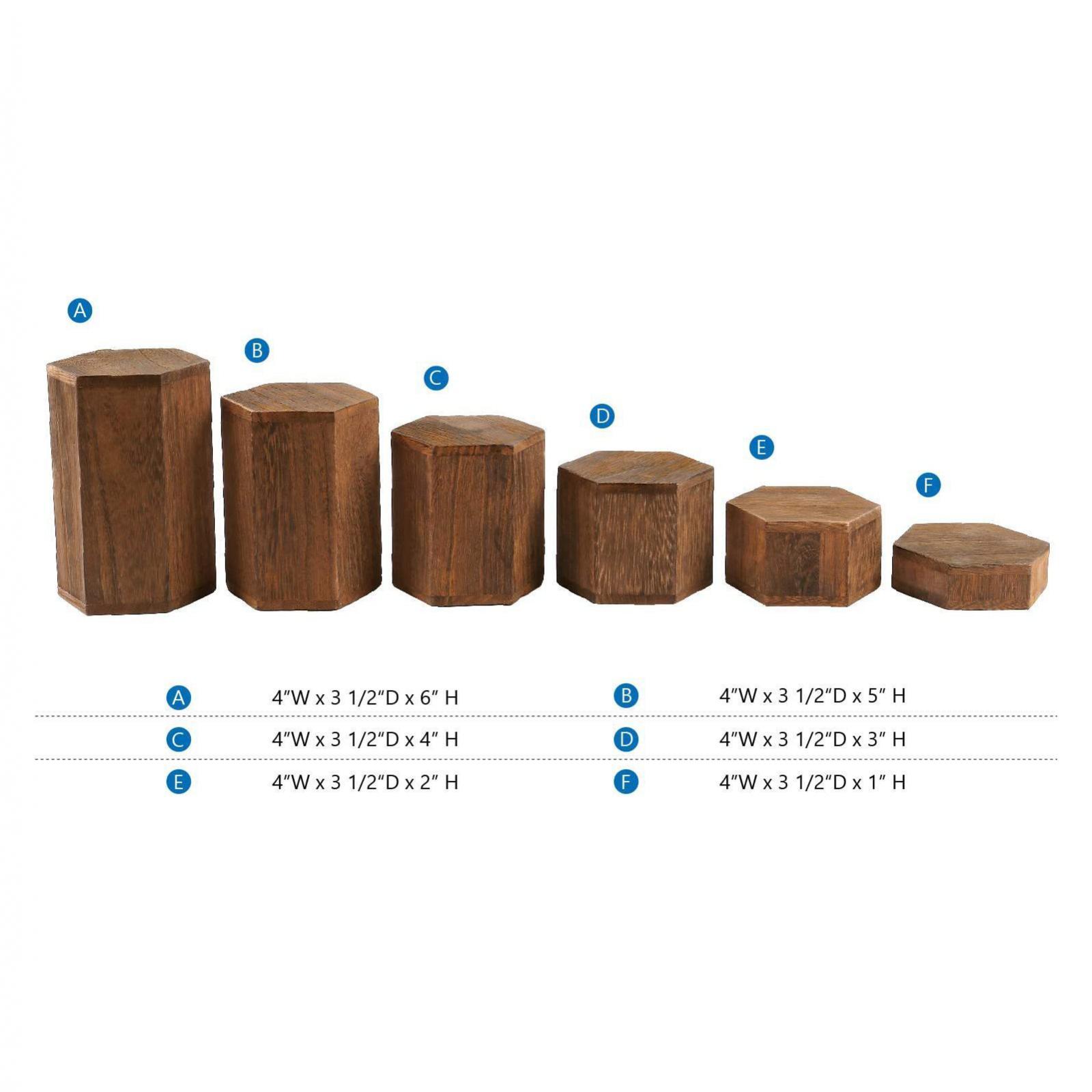 6 Parça Altıgen Teşhir Bloklar - Display Risers Set incelemesi ve fiyatı